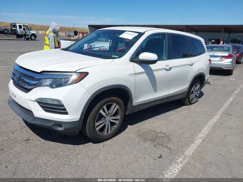 Vin: 5fnyf5h30jb031152, lot: 45642689, honda pilot ex 20182