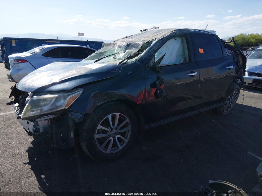 Vin: 5n1ar2mnxfc607974, lot: 45642764, nissan pathfinder s 20152