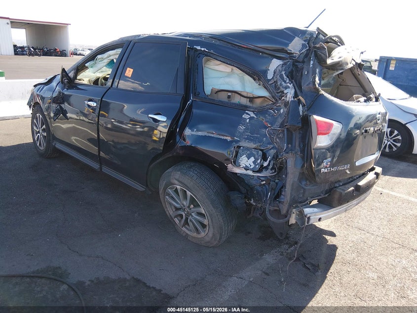 Vin: 5n1ar2mnxfc607974, lot: 45642764, nissan pathfinder s 20153