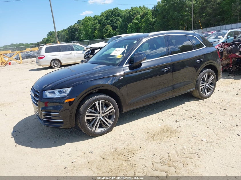 Vin: wa1e2afy2l2103636, lot: 45642781, audi q5 premium plus 55 tfsi e quattro s tronic 20202