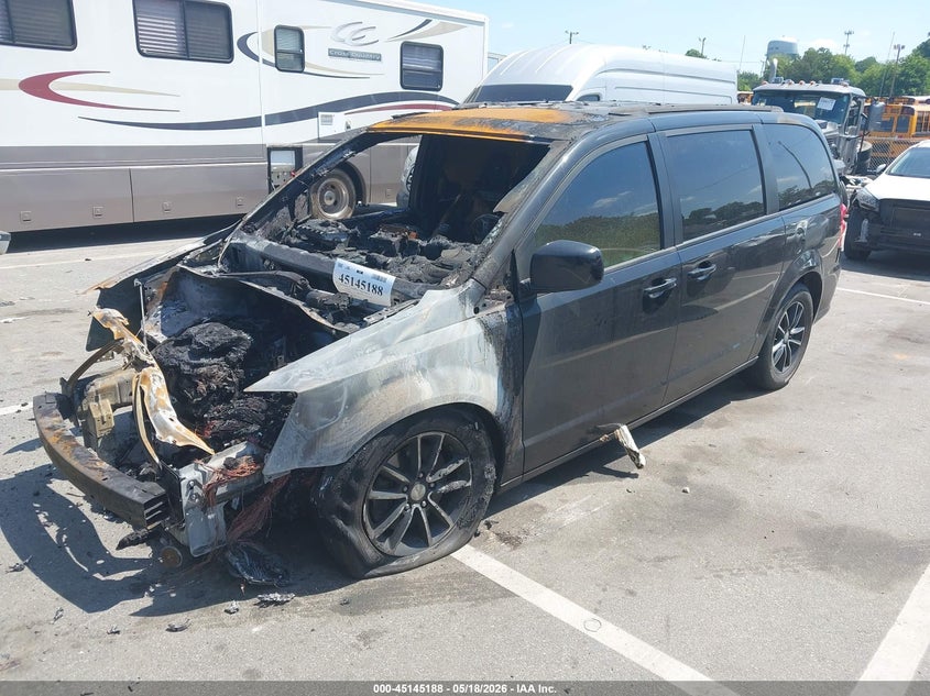 Vin: 2c4rdgeg0jr361018, lot: 45642827, dodge grand caravan gt 20182