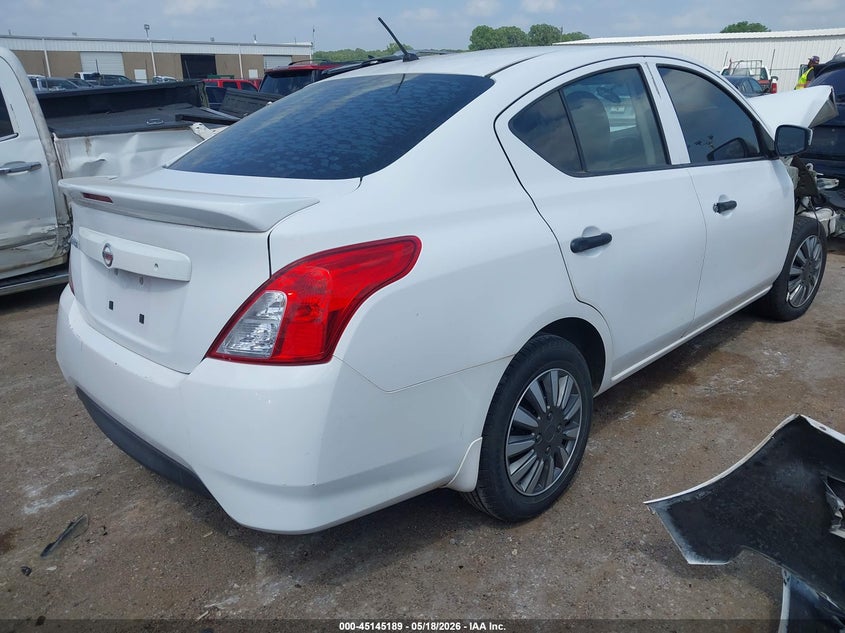 Vin: 3n1cn7ap0jl867280, lot: 45642829, nissan versa 1.6 s+ 20184