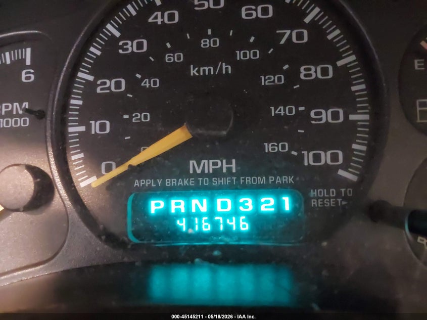 2001 Chevrolet Suburban 1500 Ls VIN: 3GNFK16T81G201855 Lot: 45145211