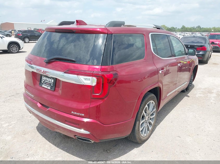 Vin: 1gkknplsopz125834, lot: 45642886, gmc acadia fwd denali 20234