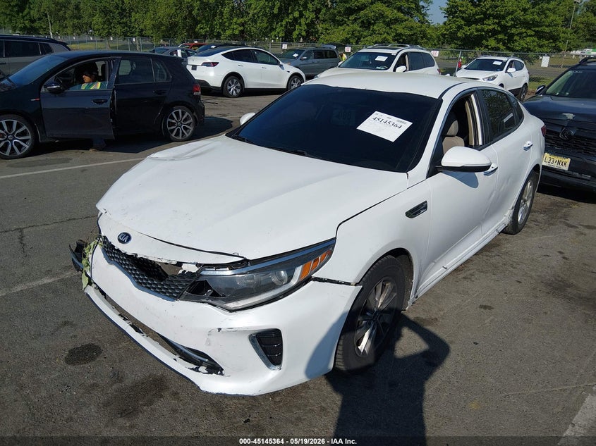 Vin: 5xxgt4l31gg058162, lot: 45643003, kia optima lx 20162