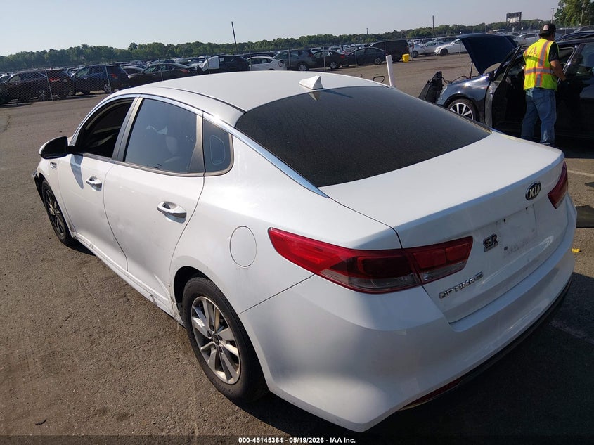 Vin: 5xxgt4l31gg058162, lot: 45643003, kia optima lx 20163