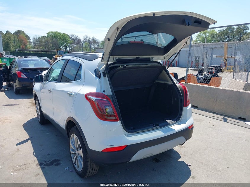 Vin: kl4cjasb0kb706935, lot: 45643011, buick encore fwd preferred 20193