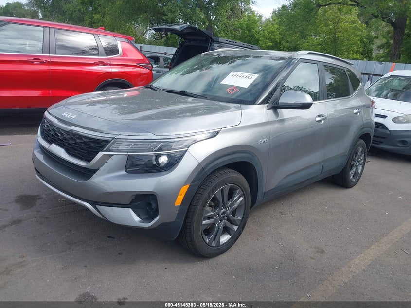 Vin: kndeucaa3p7351862, lot: 45643022, kia seltos s 20232