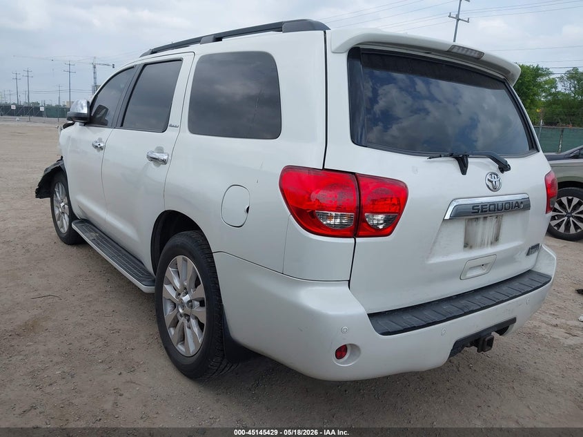 Vin: 5tdyy5g18bs036462, lot: 45643068, toyota sequoia platinum 5.7l v8 20113