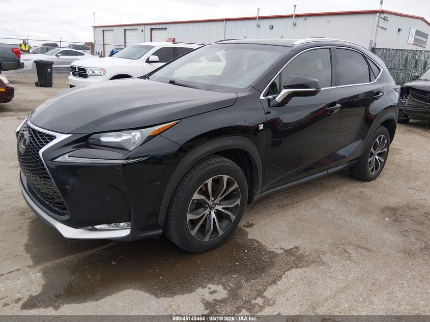 Vin: jtjbarbz9f2029111, lot: 45643103, lexus nx 200t f sport 20152
