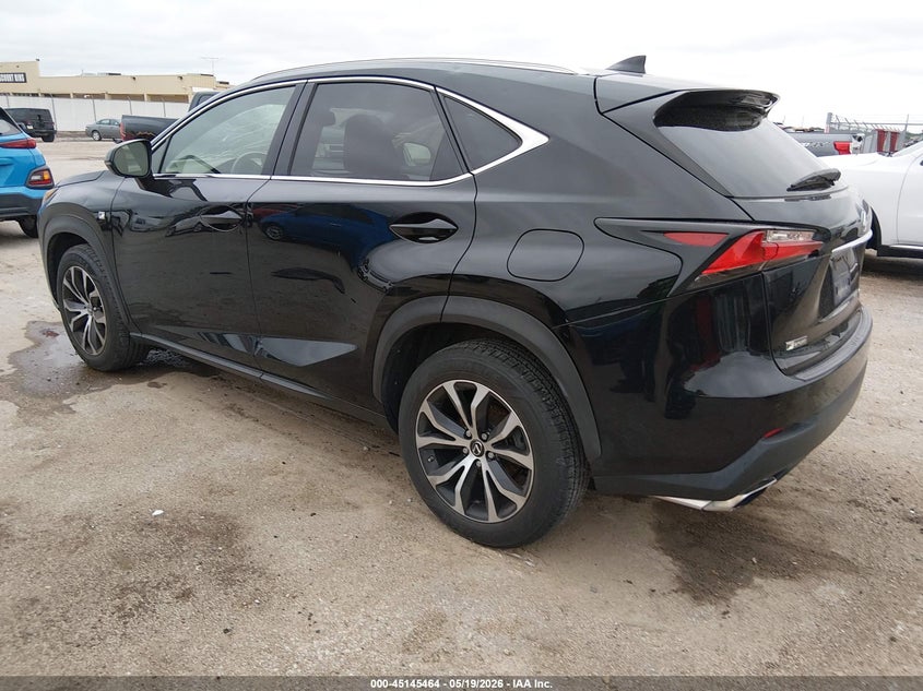 Vin: jtjbarbz9f2029111, lot: 45643103, lexus nx 200t f sport 20153