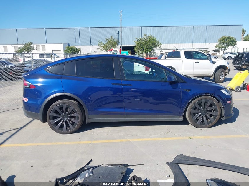 2022 Tesla Model X Plaid Tri Motor All-Wheel Drive VIN: 7SAXCBE63NF333139 Lot: 45145493