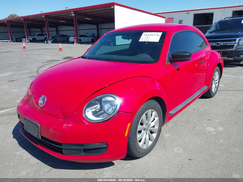 Vin: 3vwf17at6gm606996, lot: 45643165, volkswagen beetle 1.8t fleet edition 20162