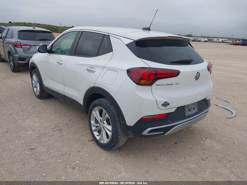 Vin: kl4mmbs28nb010040, lot: 45643183, buick encore gx fwd preferred 20223