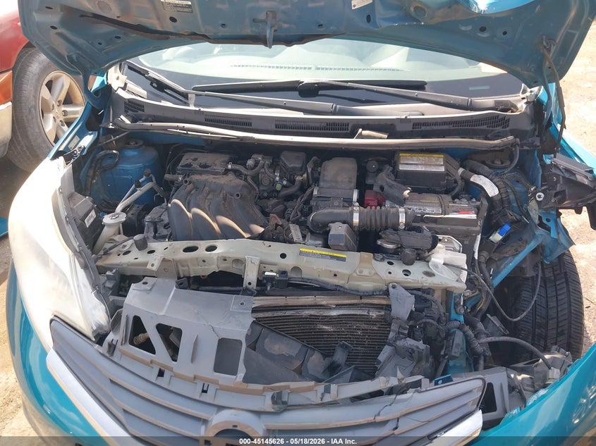 2014 NISSAN VERSA HATCHBACK 1.6L I-4 DOHC, VVT, 109HP