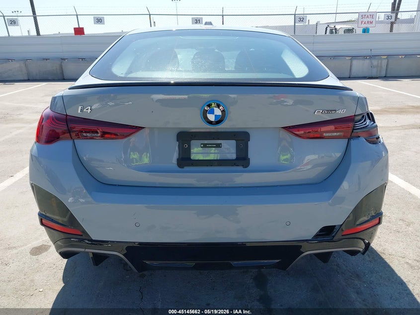 2025 BMW I4 GRAN COUPE ELECTRIC(VIN: WBY23HD01SFV68040