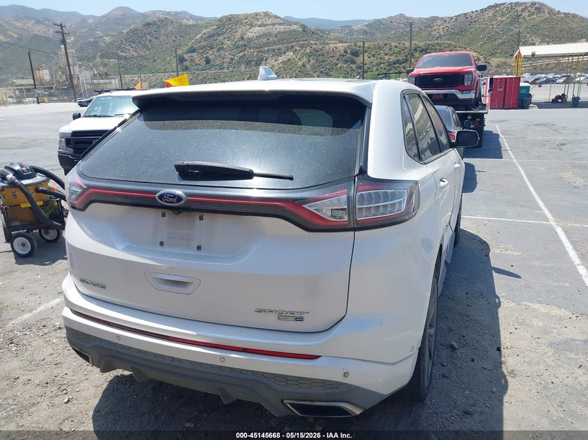 Vin: 2fmpk4apxgbc59627, lot: 45643307, ford edge sport 20164