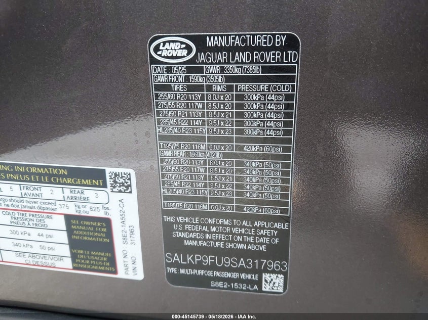 LAND ROVER RANGE ROVER - zdjęcie 9