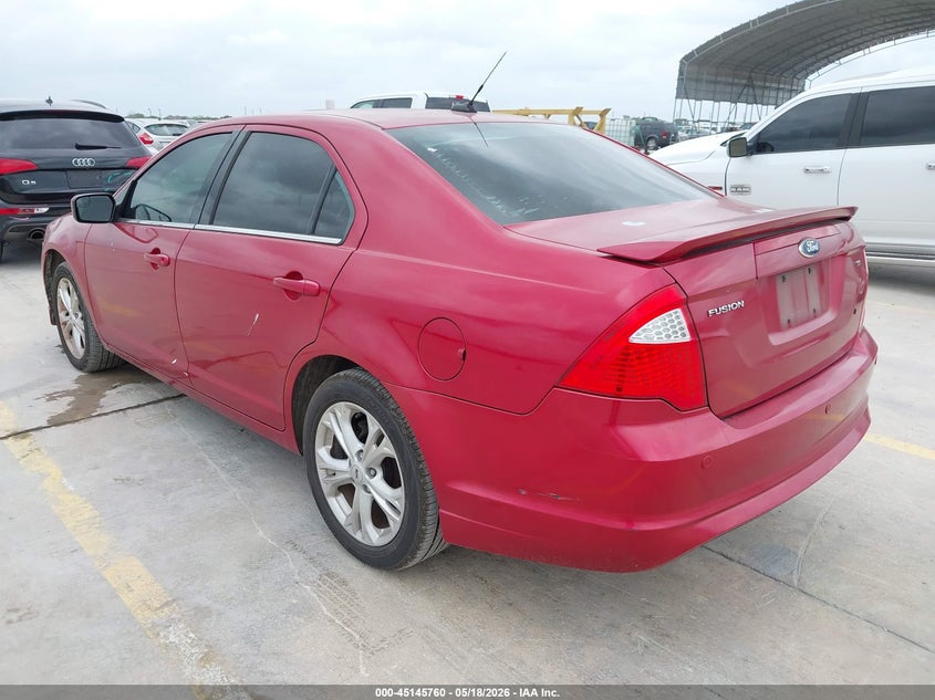 Vin: 3fahp0ha2cr169569, lot: 45643399, ford fusion se 20123
