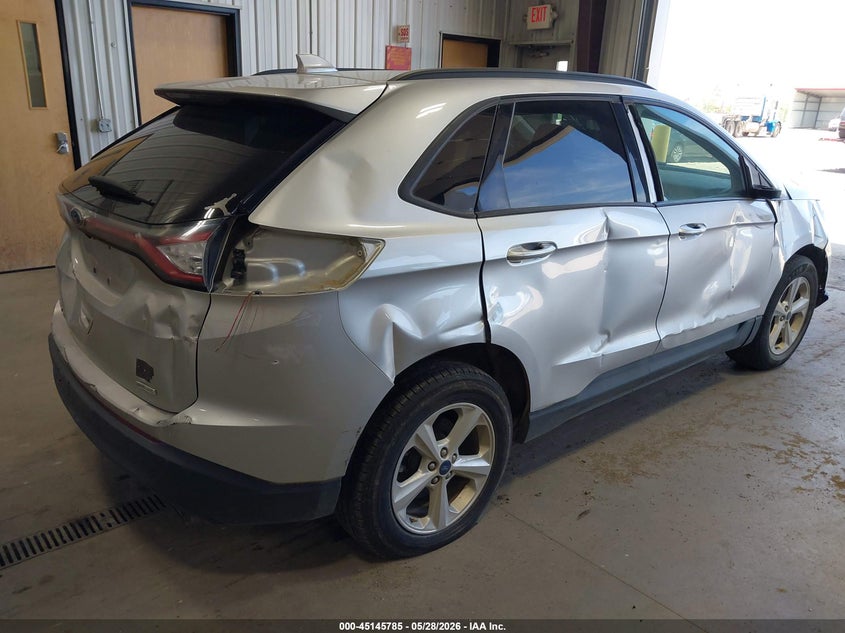 Vin: 2fmpk3g99hbb56283, lot: 45643424, ford edge se 20174