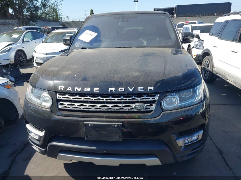 2016 Land Rover Range Rover Sport 3.0L V6 Supercharged Hse VIN: SALWR2VF7GA631219 Lot: 45145847