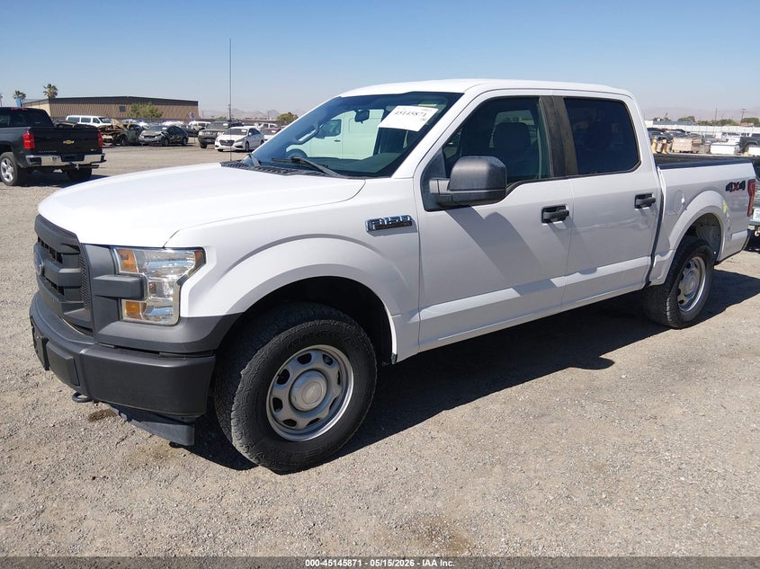 Vin: 1ftew1e83hke26452, lot: 45643510, ford f-150 xl 20172