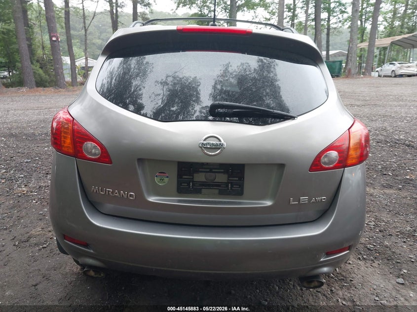 2009 Nissan Murano Le VIN: JN8AZ18W59W159748 Lot: 45145883