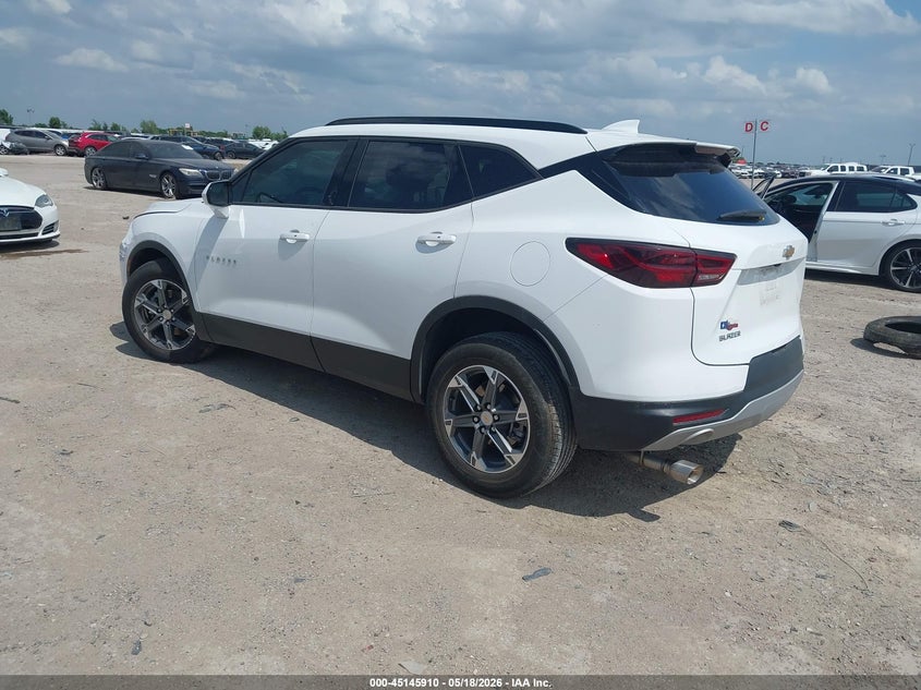 Vin: 3gnkbcr48rs157928, lot: 45643549, chevrolet blazer fwd 2lt 20243
