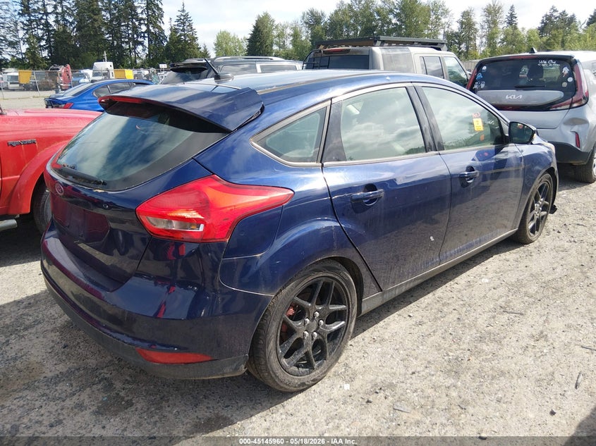 Vin: 1fadp3k20gl205538, lot: 45643598, ford focus se 20164