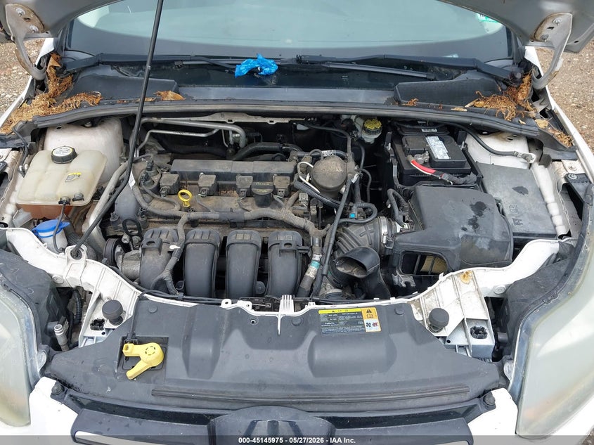 2012 Ford Focus 2.0 Titanium white Lot 111045145975 Vin 1FAHP3N21CL333875