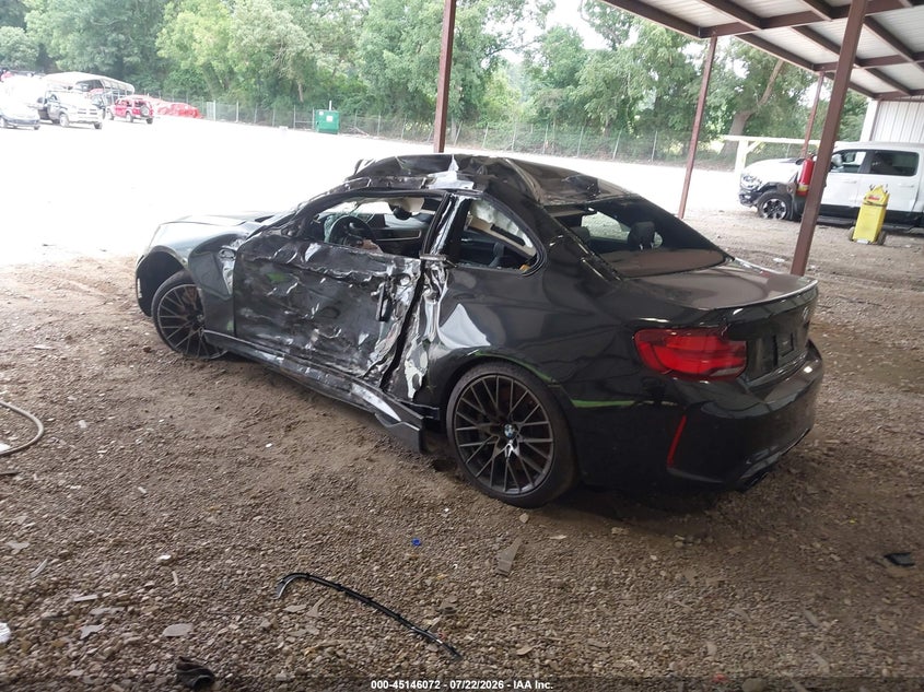 Vin: wbs2u7c04l7e75000, lot: 45643711, bmw m2 competition 20203