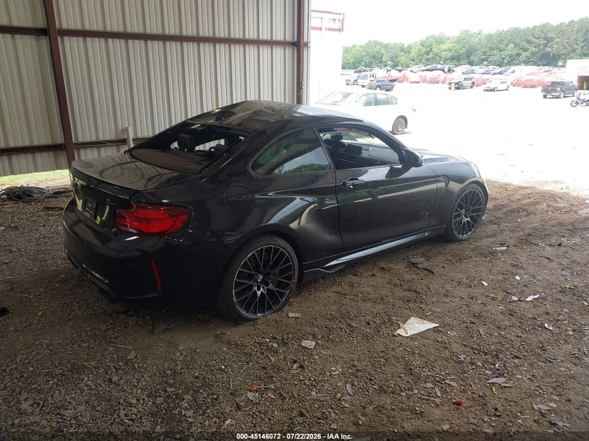 Vin: wbs2u7c04l7e75000, lot: 45643711, bmw m2 competition 20204