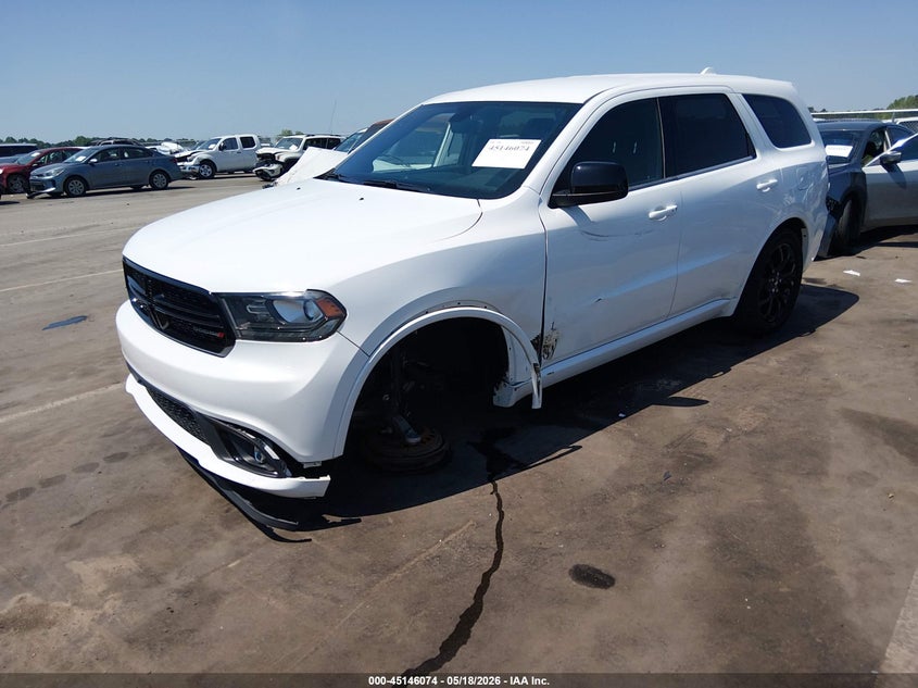 Vin: 1c4rdhag3kc549926, lot: 45643713, dodge durango sxt plus rwd 20192