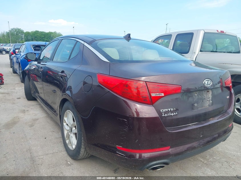 Vin: knagm4a77b5066022, lot: 45643719, kia optima lx 20113