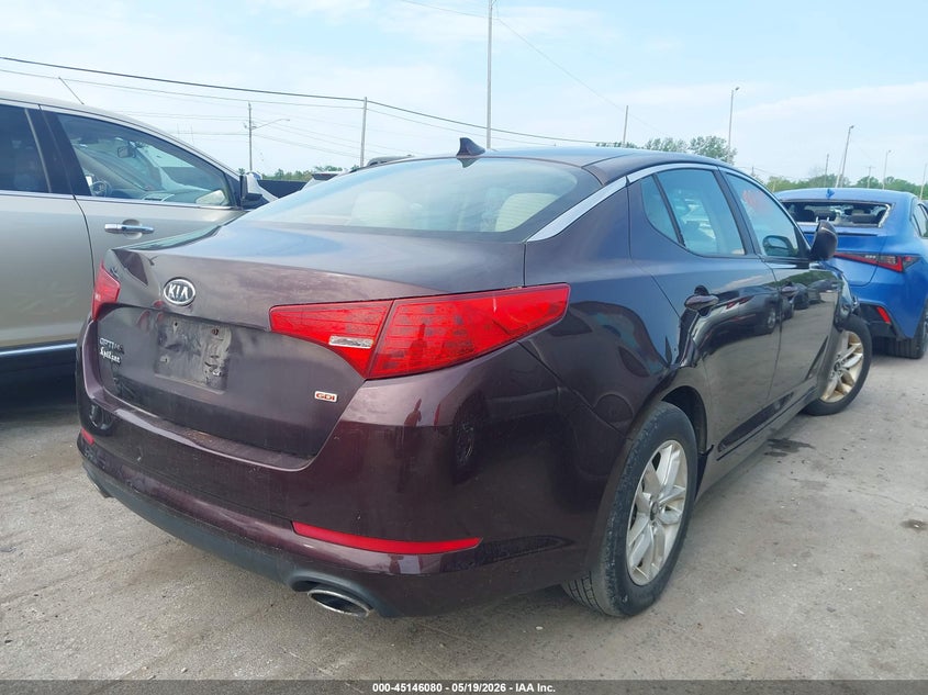 Vin: knagm4a77b5066022, lot: 45643719, kia optima lx 20114