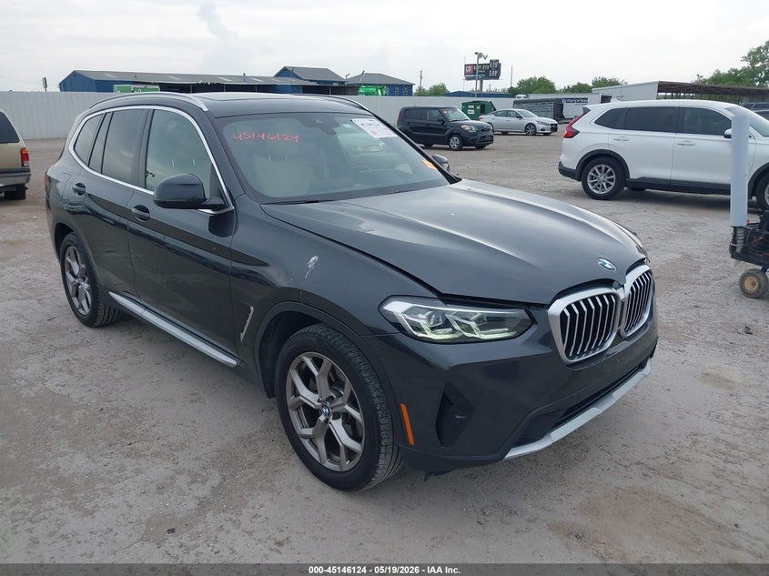 Vin: 5ux53dp0xn9m46782, lot: 45643763, bmw x3 xdrive30i 2022 img_1
