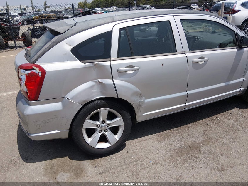 2011 Dodge Caliber 2.0 Mainstreet Silver Lot 111045146151 Vin 1B3CB3HA2BD166698