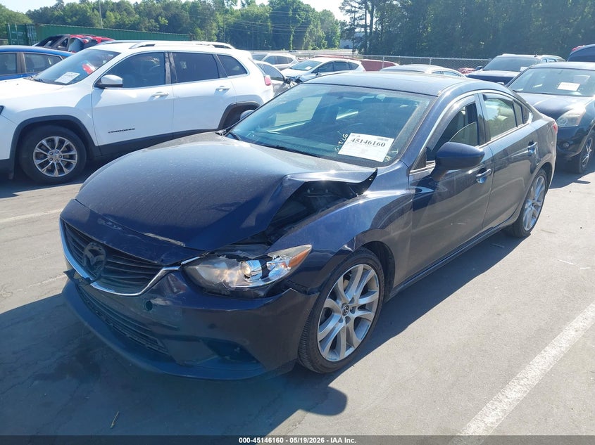 Vin: jm1gj1v55g1427409, lot: 45643799, mazda mazda6 i touring 20162