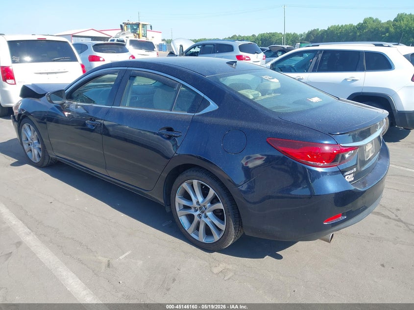 Vin: jm1gj1v55g1427409, lot: 45643799, mazda mazda6 i touring 20163