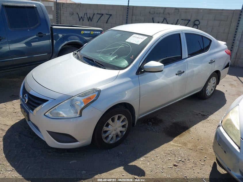 Vin: 3n1cn7ap0gl837432, lot: 45643832, nissan versa 1.6 s+ 20162