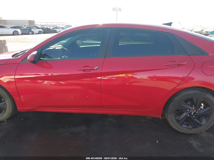 2022 Hyundai Elantra Sel VIN: 5NPLS4AG7NH059907 Lot: 45146309