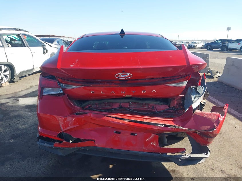 2022 Hyundai Elantra Sel VIN: 5NPLS4AG7NH059907 Lot: 45146309