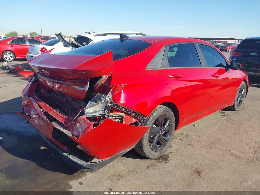 VIN 5NPLS4AG7NH059907 2022 HYUNDAI ELANTRA SEL