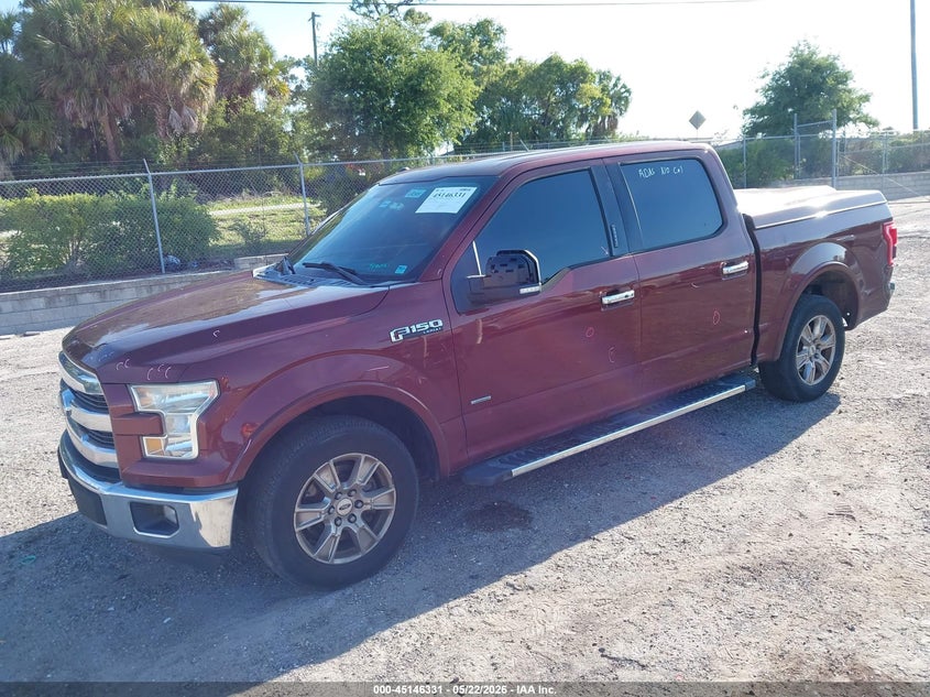 Vin: 1ftew1cp4gfc56023, lot: 45643970, ford f-150 lariat 20162