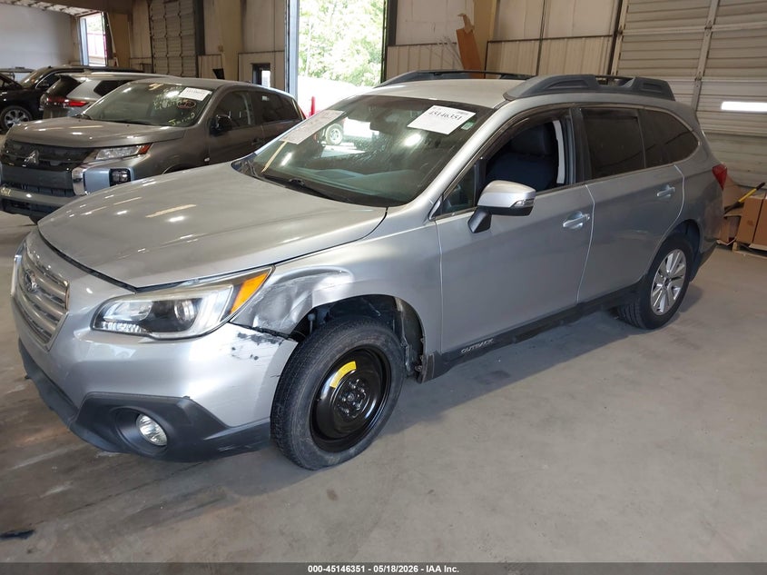 Vin: 4s4bsafc4h3404029, lot: 45643990, subaru outback 2.5i premium 20172