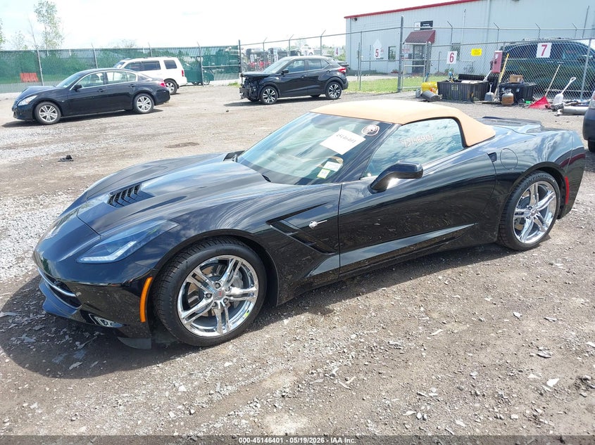 Vin: 1g1yf3d71h5122495, lot: 45644040, chevrolet corvette stingray 20172