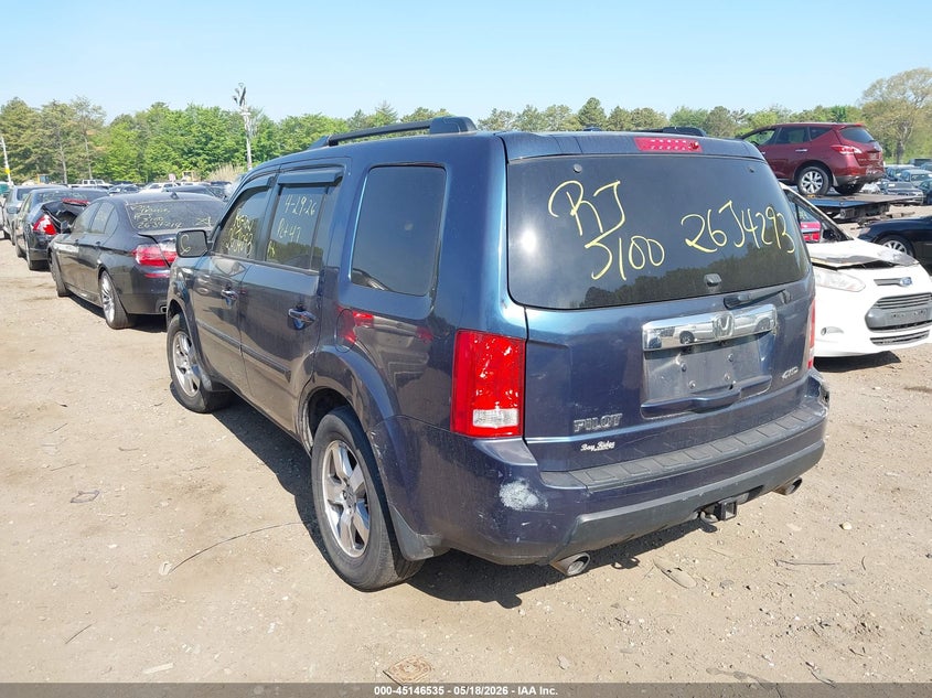 2010 HONDA PILOT auction photo 3