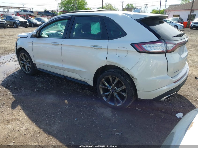 Vin: 2fmpk4ap4gbc50356, lot: 45644240, ford edge sport 20163