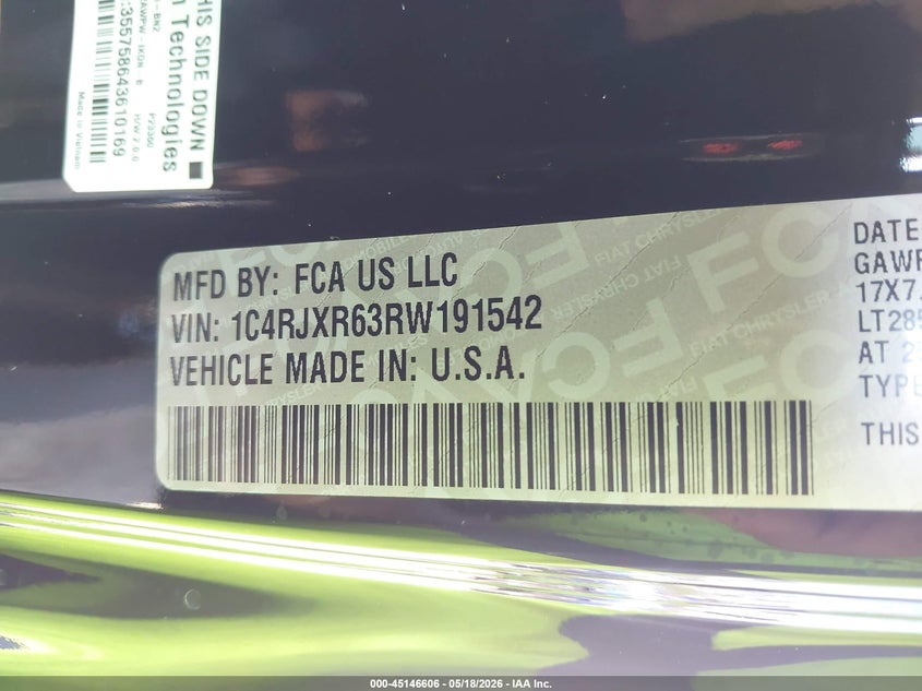 2024 Jeep Wrangler 4Xe Rubicon X 4Xe VIN: 1C4RJXR63RW191542 Lot: 45146606