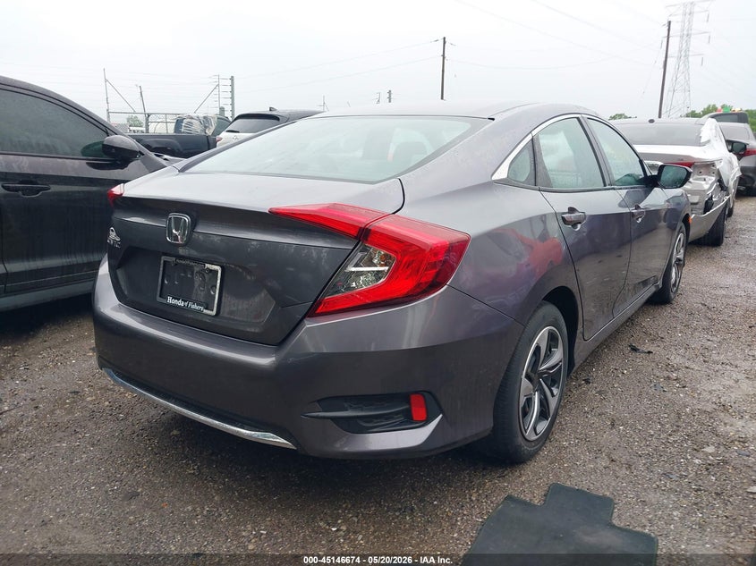 2021 HONDA CIVIC 2.0L I-4 DOHC, VVT, (VIN: 19XFC2F63ME001486